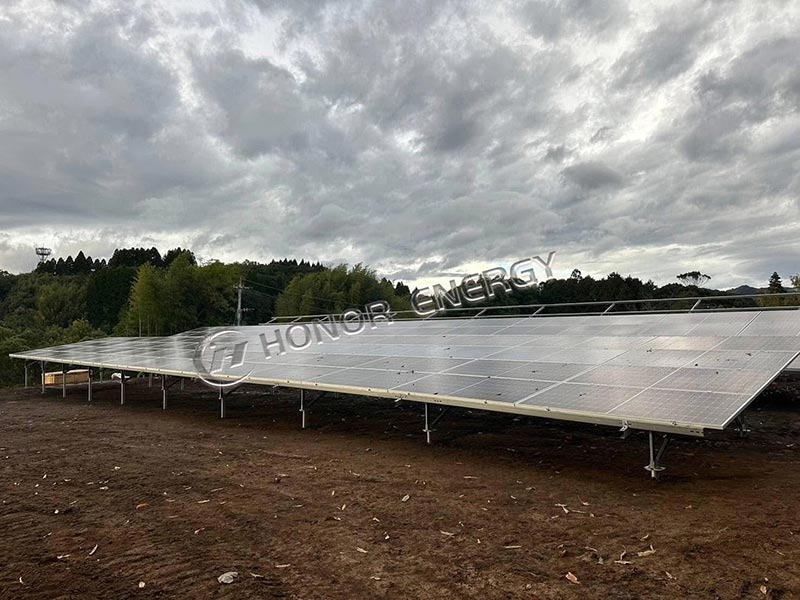 Japan Kyushu 650kw-project met succes voltooid