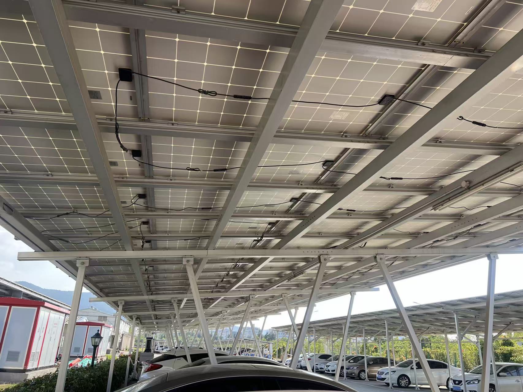 De functie van waterdichte carport van aluminiumlegering