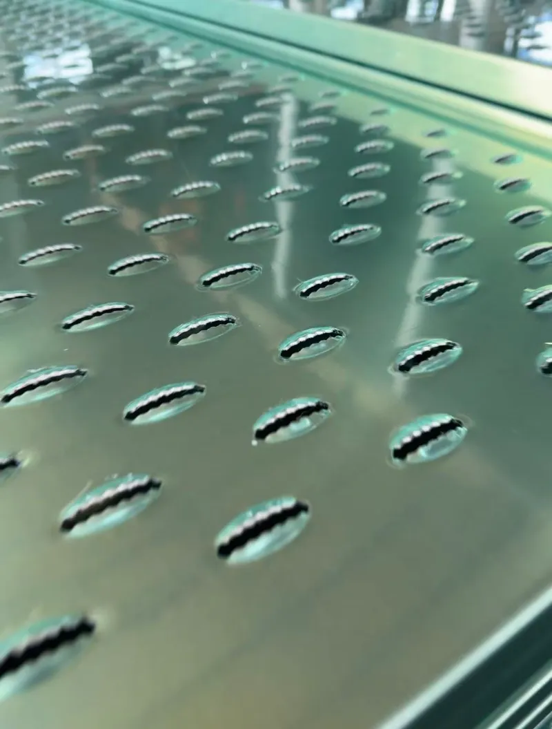 Aluminium handgreep op zonne-energie dakgang