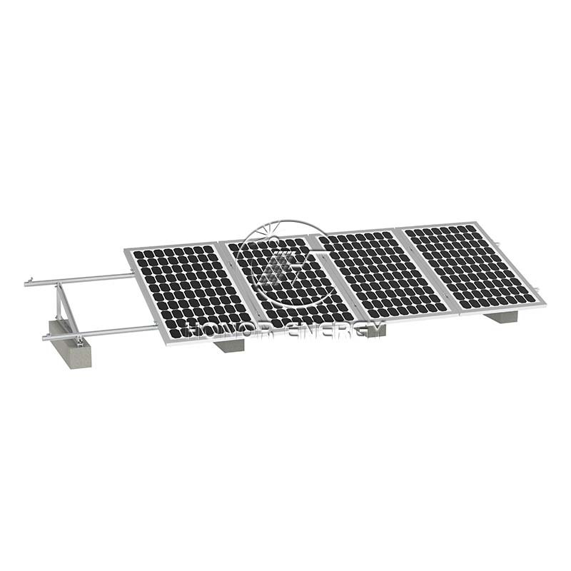 Betonnen aluminium zonne -platte dakbevestiging
