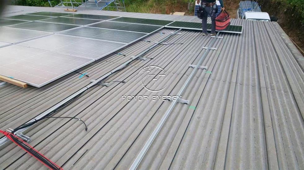 Aluminum Metal Solar Roof Mounting
