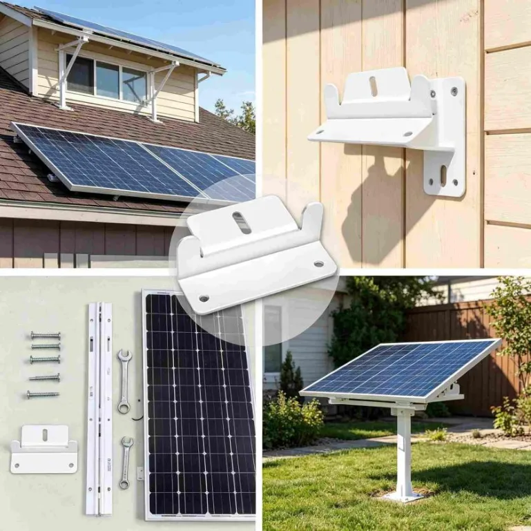 Z-bracket aluminum solar panel bracket