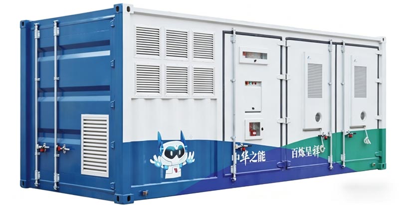 Geïntegreerd energieopslagsysteem voor containers