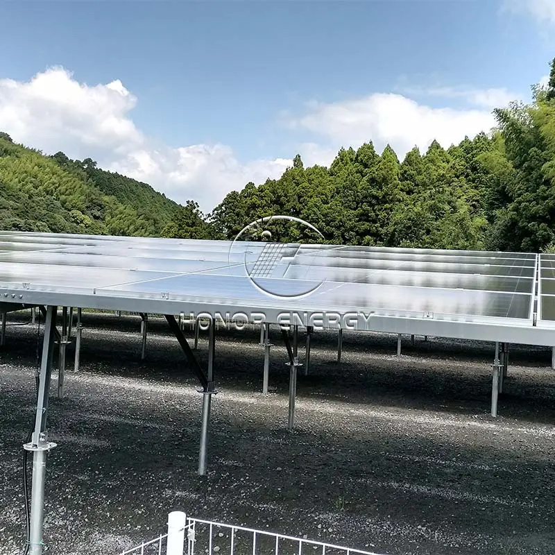 Schroefstapel zonnestalen grondbevestiging