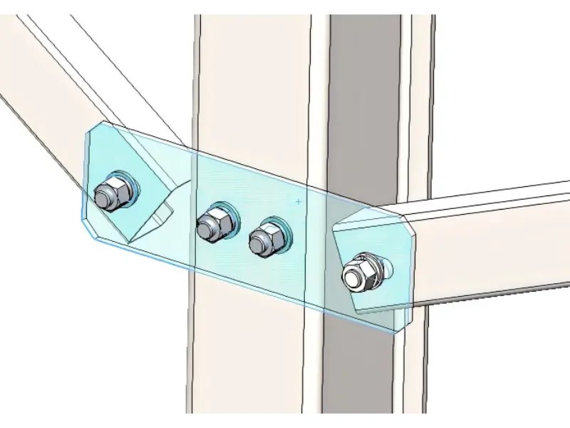 Zonne-verbindingsplaat