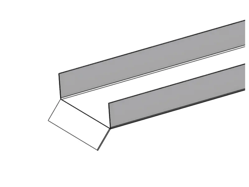 Zonne-horizontaal waterdicht kanaal