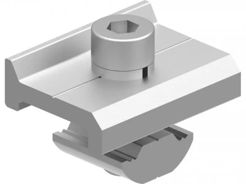 Railklem voor zonne-energie